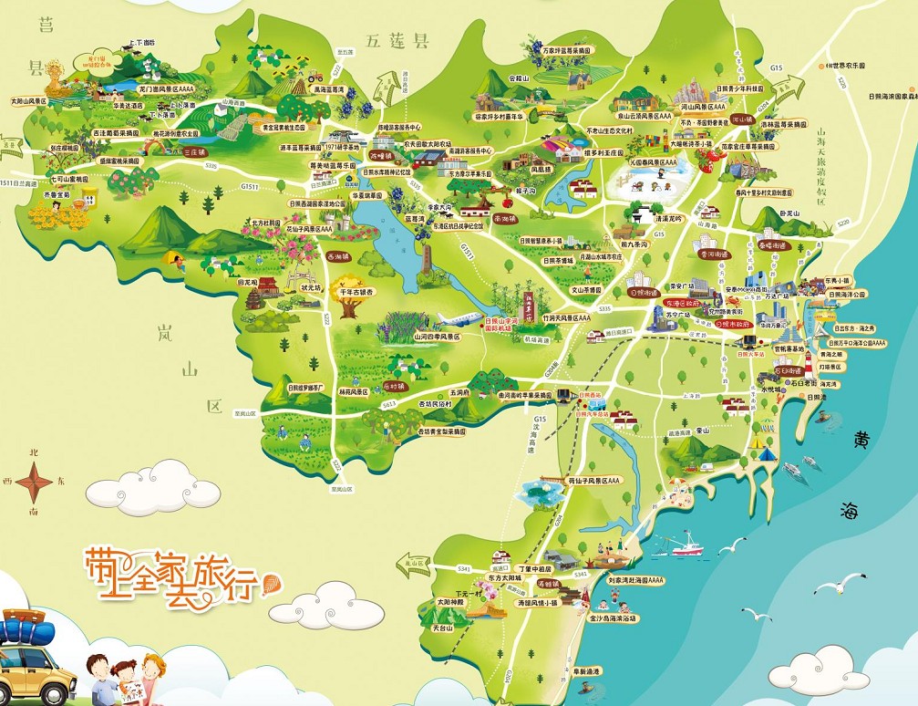 泗洪景区使用手绘地图给景区能带来什么好处？